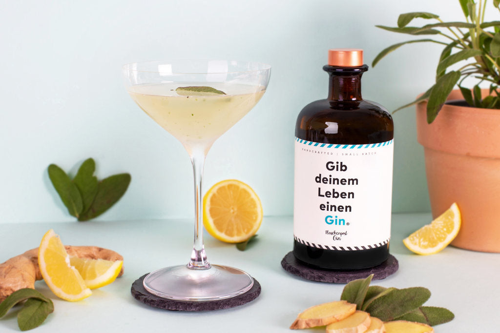 Das Rezept Salbine mit dem Gin: Flaschenpost Gin