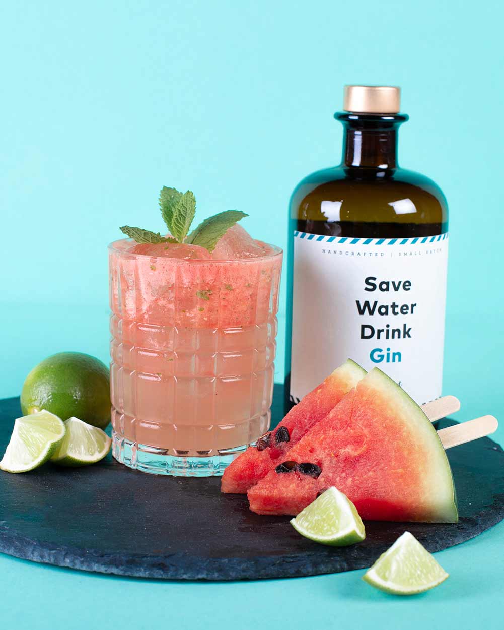 Watermelon Splash Rezept mit dem Flaschenpost Gin