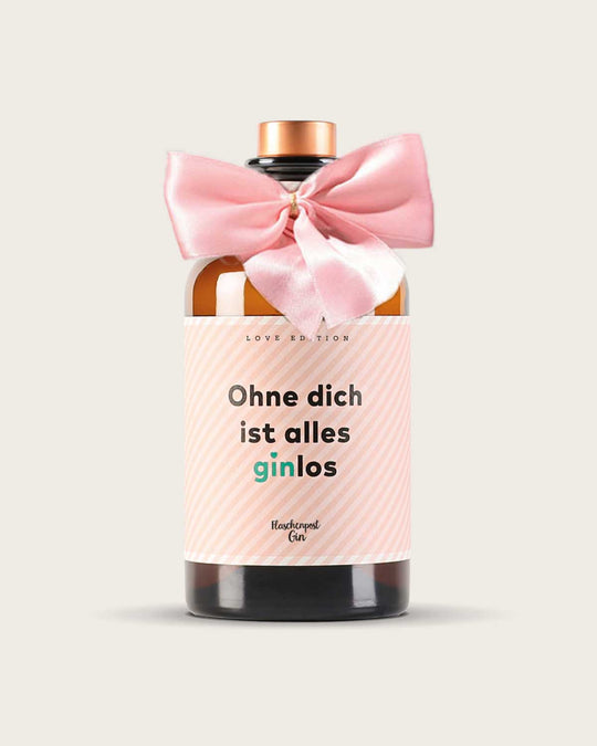 Ohne dich ist alles ginlos® - Love Edition mit gratis Schleife