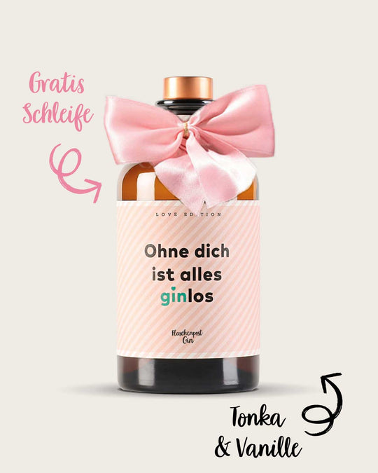 Ohne dich ist alles ginlos® - Love Edition mit gratis Schleife