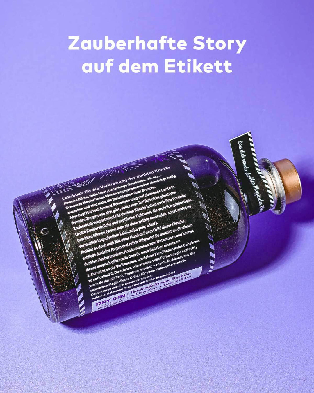 Simsala Black Gin - Black Glitzer Edition mit Brombeere & Litschi