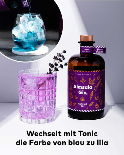 Simsala Gin® by Flaschenpost Gin - Magic Edition mit Farbwechsel - Pflaume & Lavendel