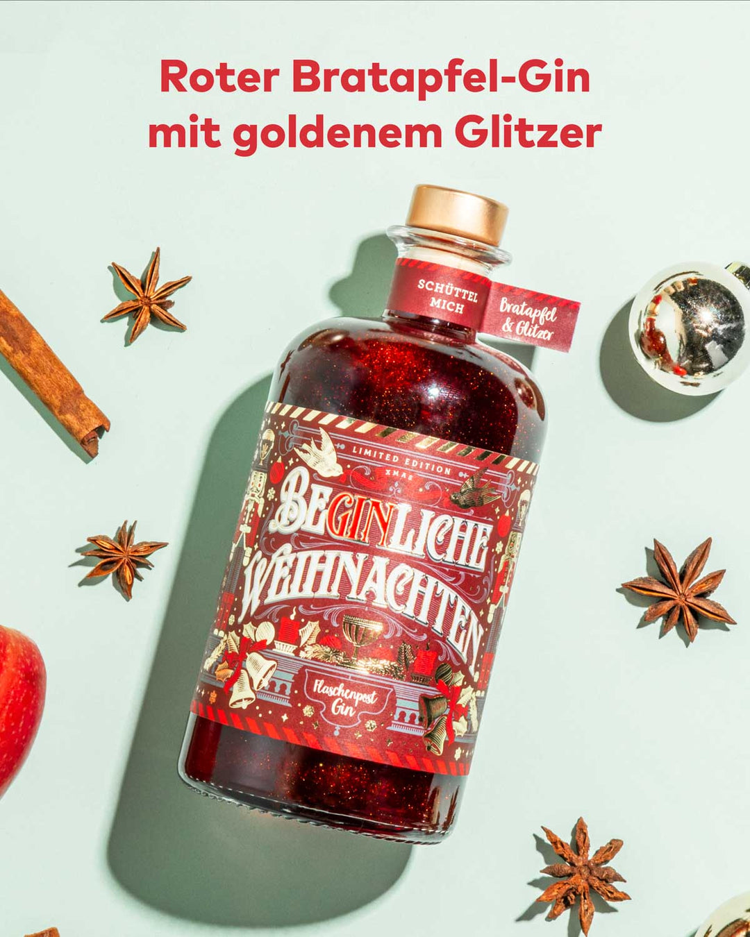 Glitzer Bundle - BeGinliche Weihnachten & Simsala Gin Glitzer Edition by Flaschenpost Gin (2024)