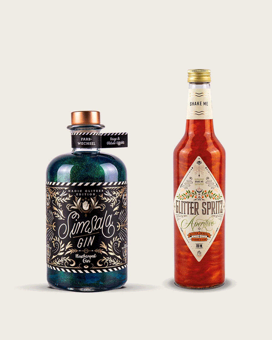 Bestseller Bundle - Simsala Gin® mit Glitzer & GLITTER SPRITZ Aperitivo™