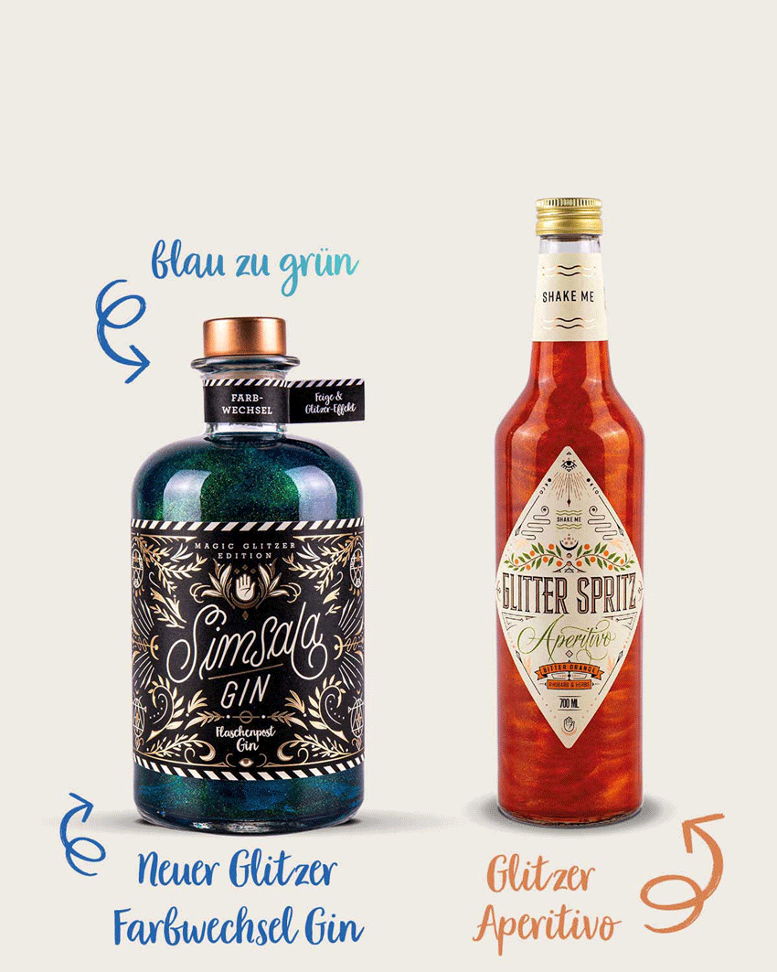Bestseller Bundle - Simsala Gin® mit Glitzer & GLITTER SPRITZ Aperitivo™