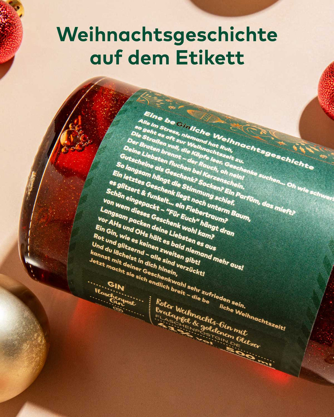 BeGinliche Weihnachten™ - Limited Xmas Edition - Bratapfel Glitzer Gin