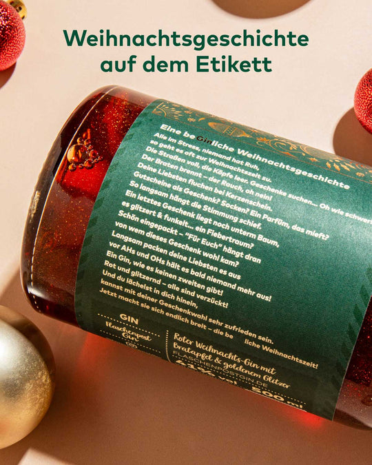 BeGinliche Weihnachten™ - Limited Xmas Edition - Bratapfel Glitzer Gin