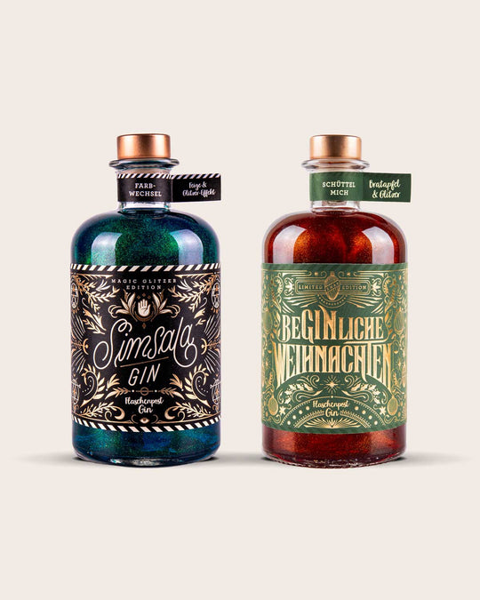 Glitzer Bundle - BeGinliche Weihnachten & Simsala Gin Glitzer Edition