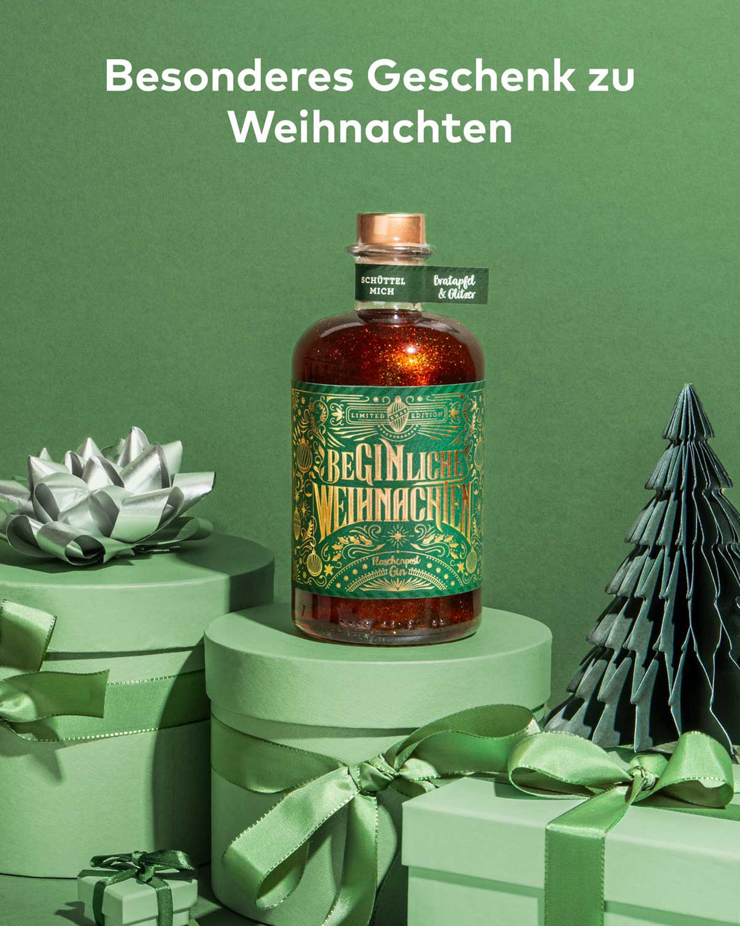 BeGinliche Weihnachten™ - Limited Xmas Edition - Bratapfel Glitzer Gin
