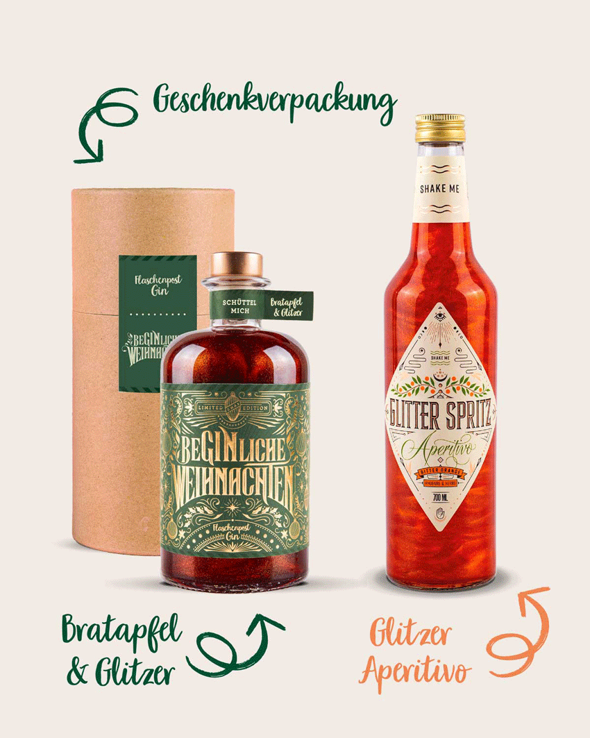 Glitzer Bundle - BeGinliche Weihnachten & GLITTER SPRITZ Aperitivo