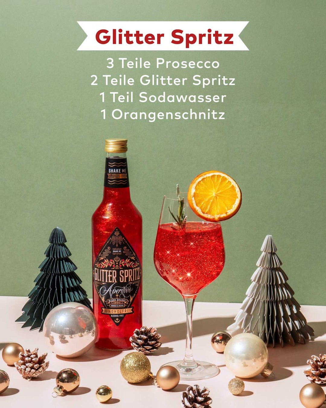 GLITTER SPRITZ™ - Limited Xmas Edition - Alkoholfrei - Bundle