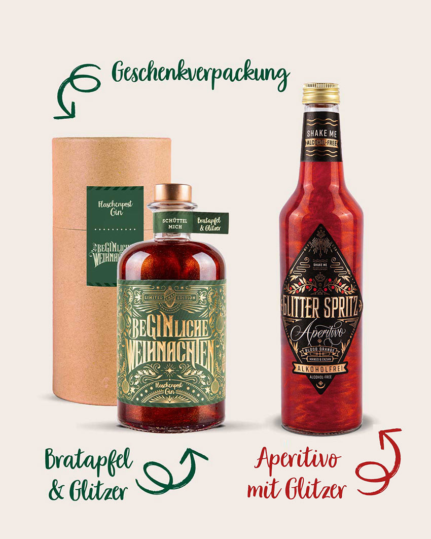 Glitzer Bundle - BeGinliche Weihnachten & GLITTER SPRITZ™ - Limited Xmas Edition