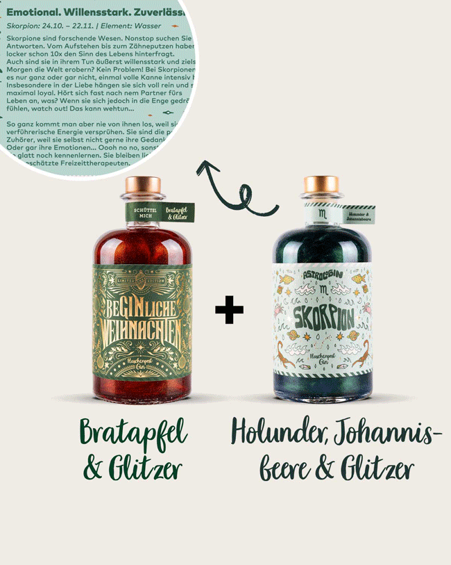 Glitzer Bundle - BeGinliche Weihnachten & AstroloGin