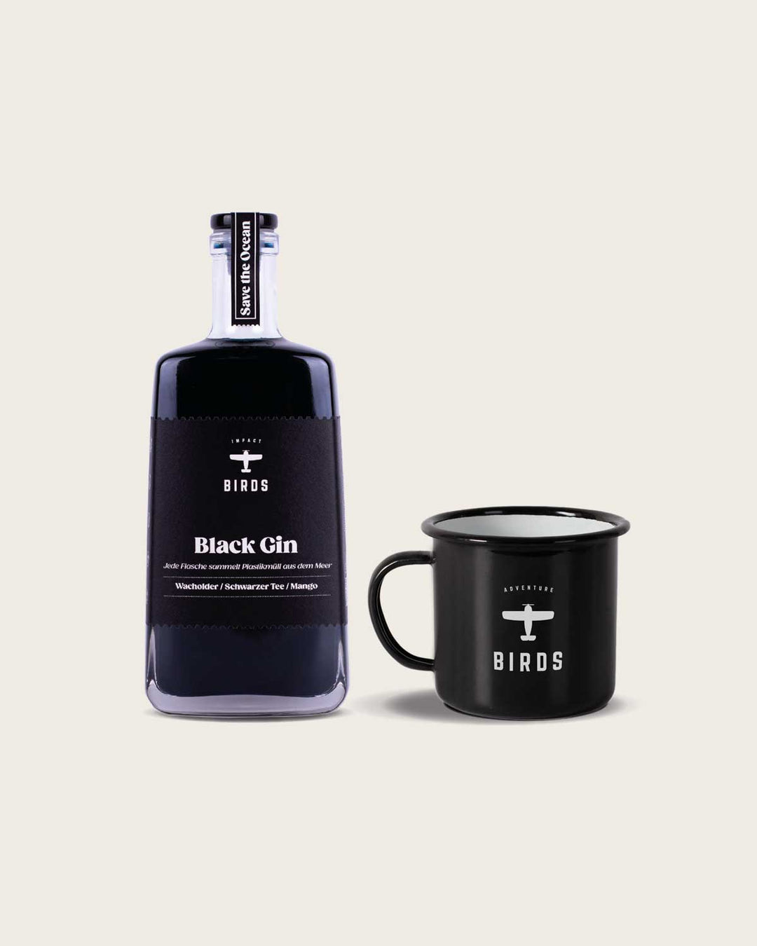 BIRDS Black Gin + Gratis Tasse