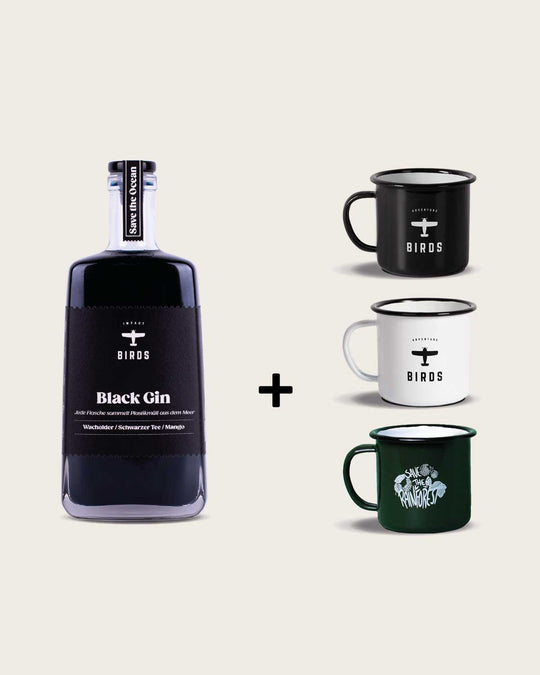 BIRDS Black Gin + Gratis Tasse