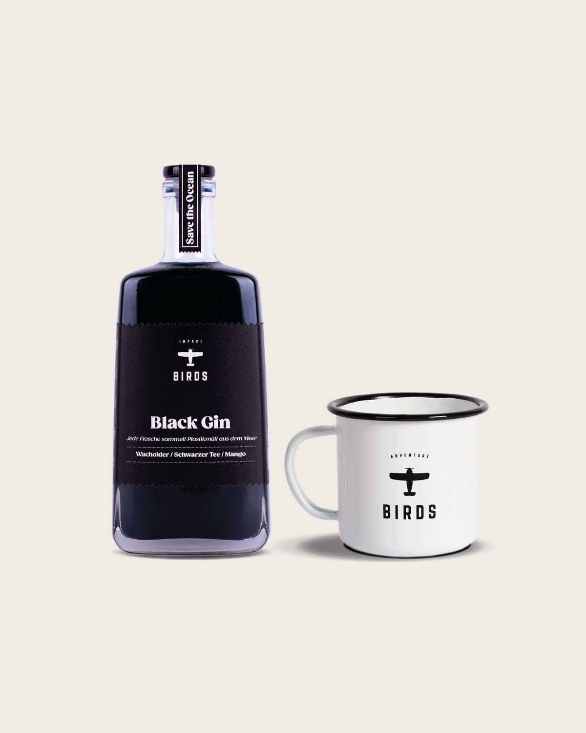 BIRDS Black Gin + Gratis Tasse
