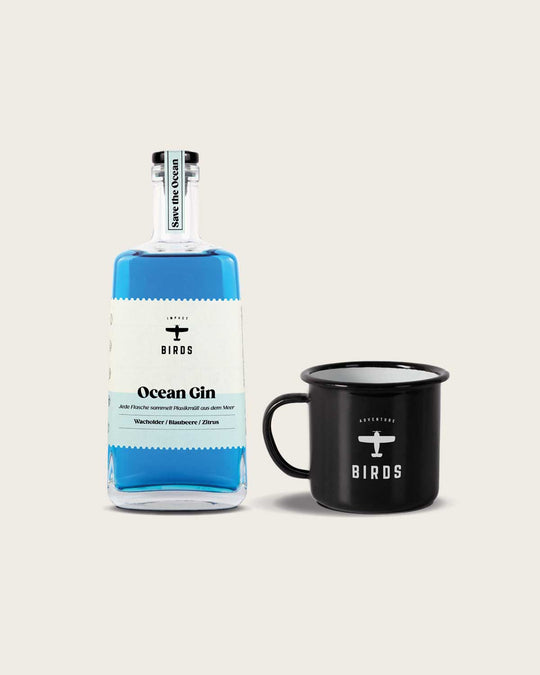 BIRDS Ocean Gin + Gratis Tasse