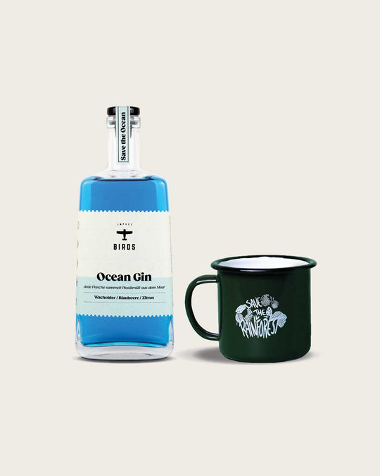 BIRDS Ocean Gin + Gratis Tasse