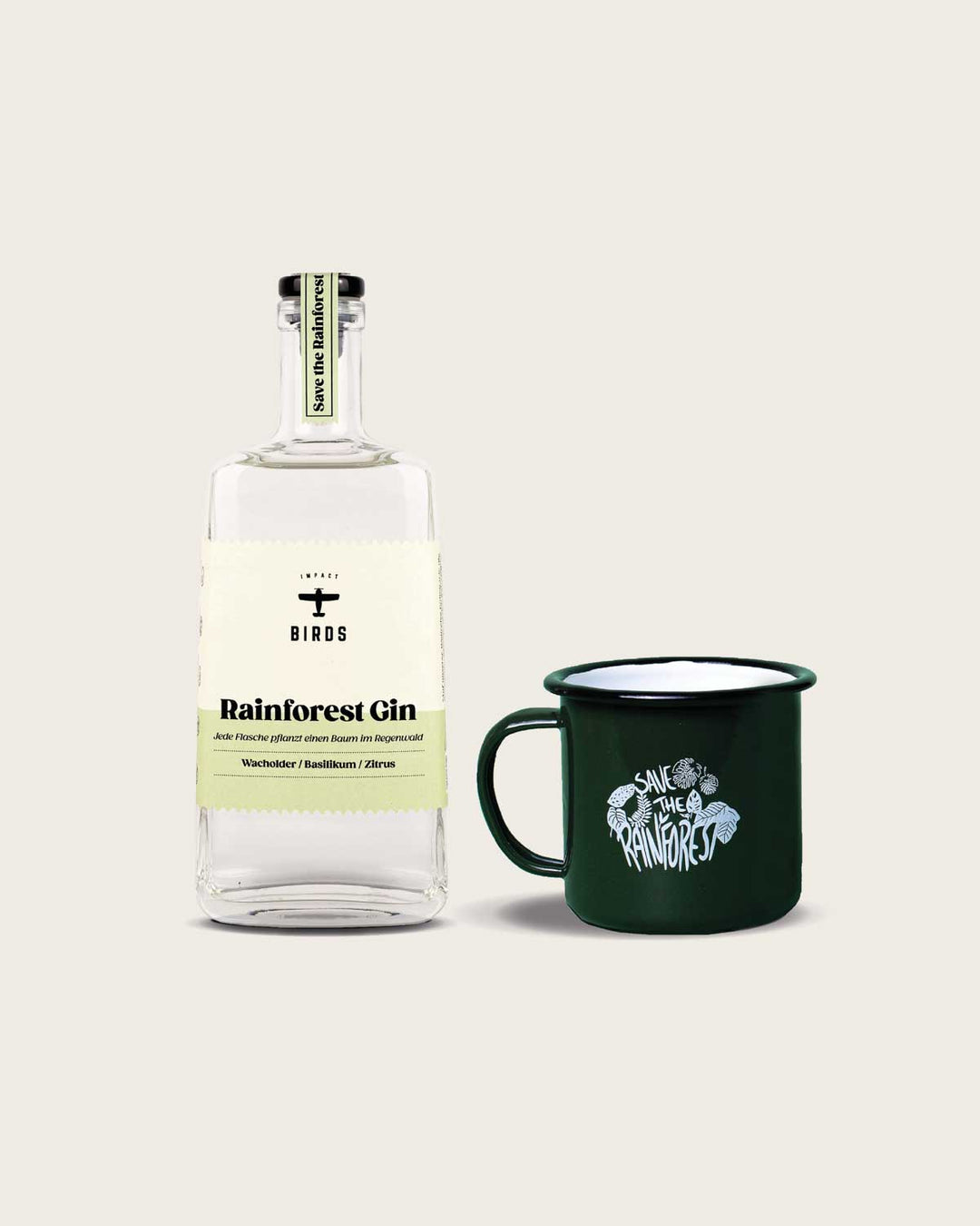 BIRDS Rainforest Gin + Gratis Tasse