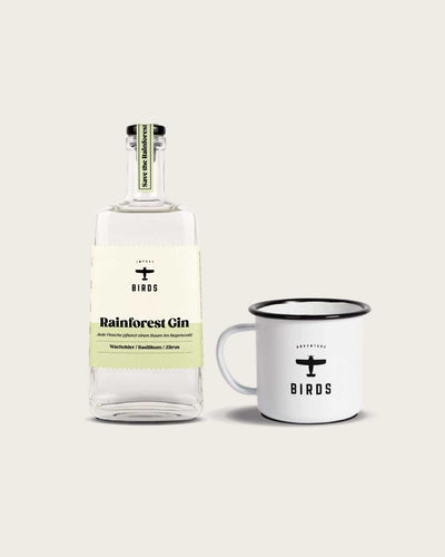 BIRDS Rainforest Gin + Gratis Tasse