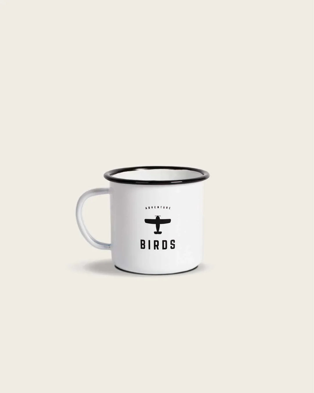 BIRDS Emaille Tasse