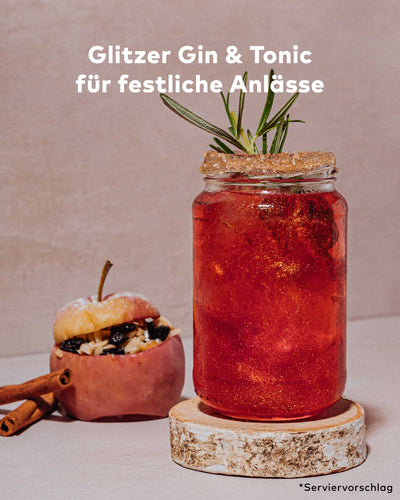 Starter Set mit Tasse - BeGinliche Weihnachten (Bratapfel & Glitzer)