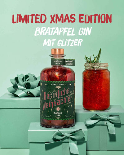 Starter Set mit Tasse - BeGinliche Weihnachten (Bratapfel & Glitzer)