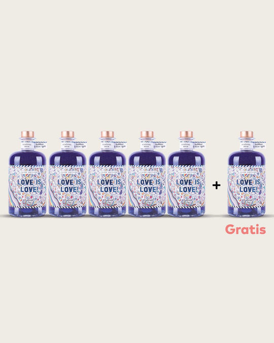 5+1 Deal - Love is Love - Pride Edition (Heidelbeere & Glitzer)