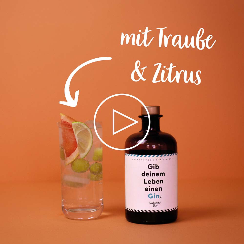 Bild mit Verlinkung zum Rezept Video von Frühlingserwachen auf dem Instagram Channel von Flaschenpost Gin 