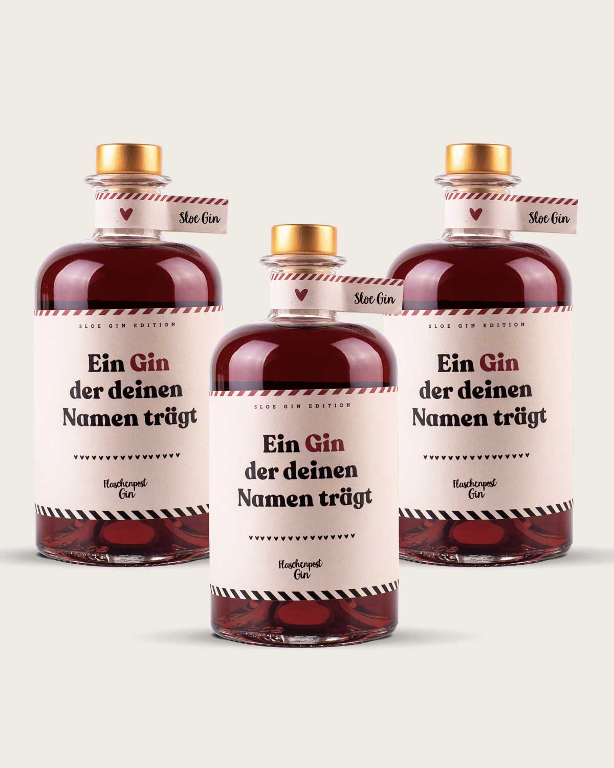 Ein Gin der deinen Namen trägt by Flaschenpost Gin - Sloe Gin Edition mit Schlehenbeeren