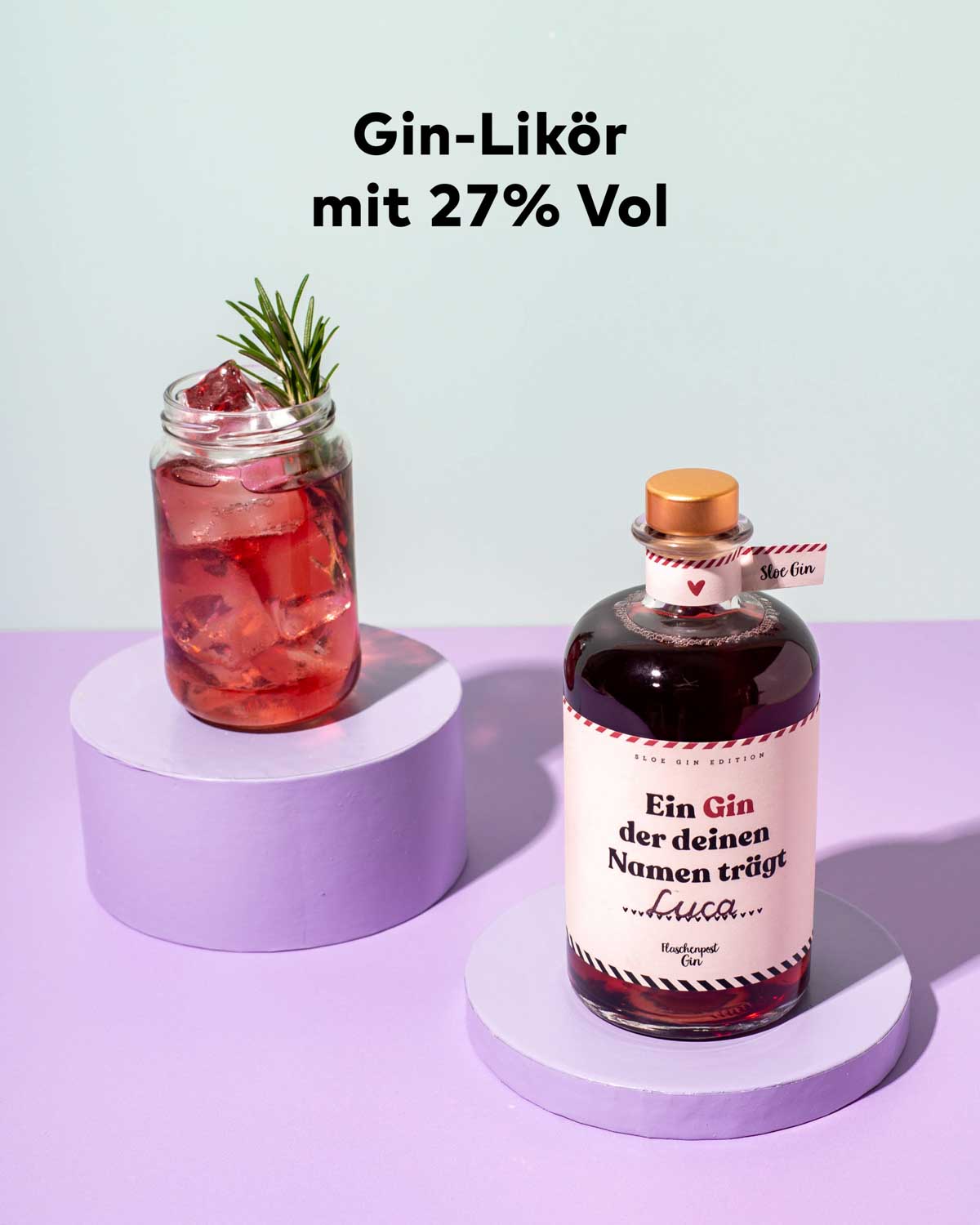 Starter Set - Ein Gin der deinen Namen trägt – Flaschenpost Gin