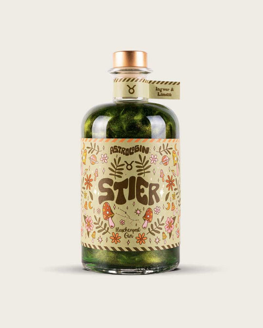 AstroloGin® - Sternzeichen Gin mit Glitzer (12 Editions für 12 Sternzeichen)