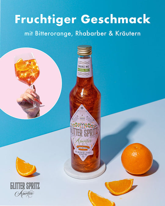 GLITTER SPRITZ Aperitivo™ - Der Glitzer Aperitivo - Alkoholfrei Bundle | Apéro Alternative