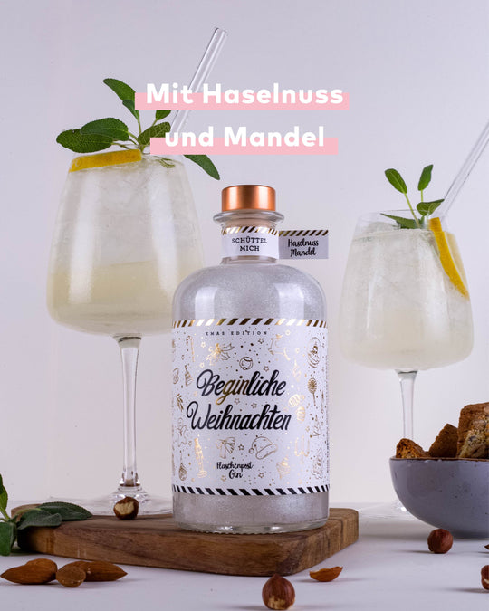 BeGinliche Weihnachten® by Flaschenpost Gin - Glitzer Gin - Haselnuss & Mandel (2021) - Ausverkauft