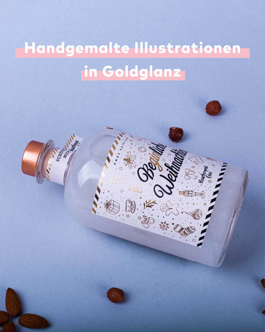 BeGinliche Weihnachten® by Flaschenpost Gin - Glitzer Gin - Haselnuss & Mandel (2021)