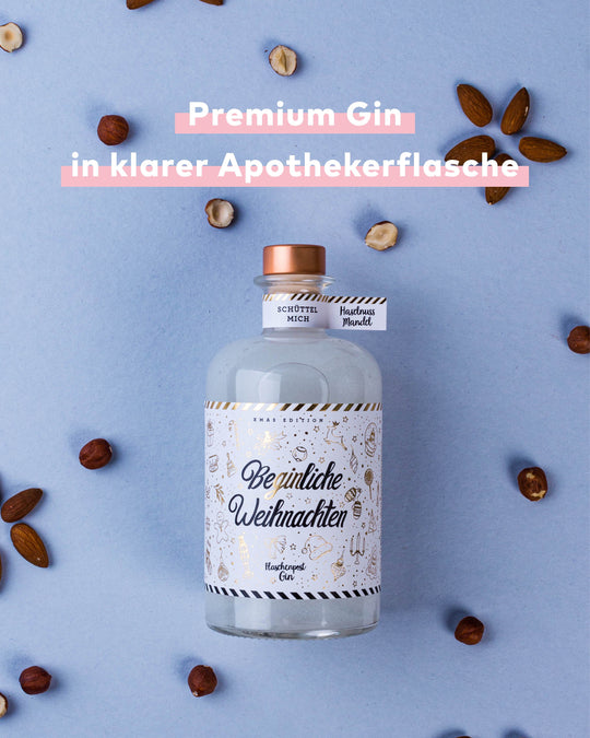 BeGinliche Weihnachten® by Flaschenpost Gin - Glitzer Gin - Haselnuss & Mandel (2021) - Ausverkauft